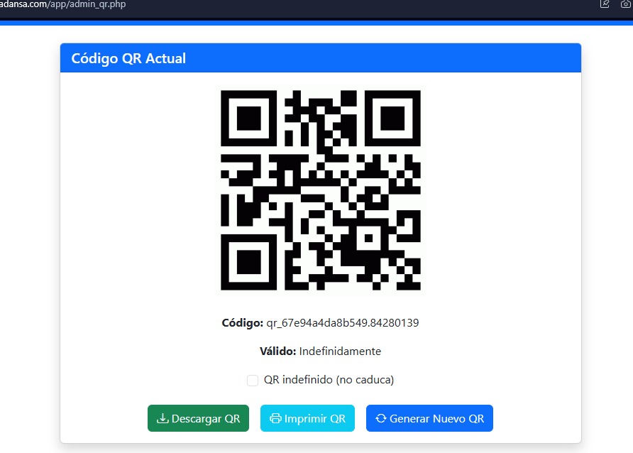 Impresión de QR